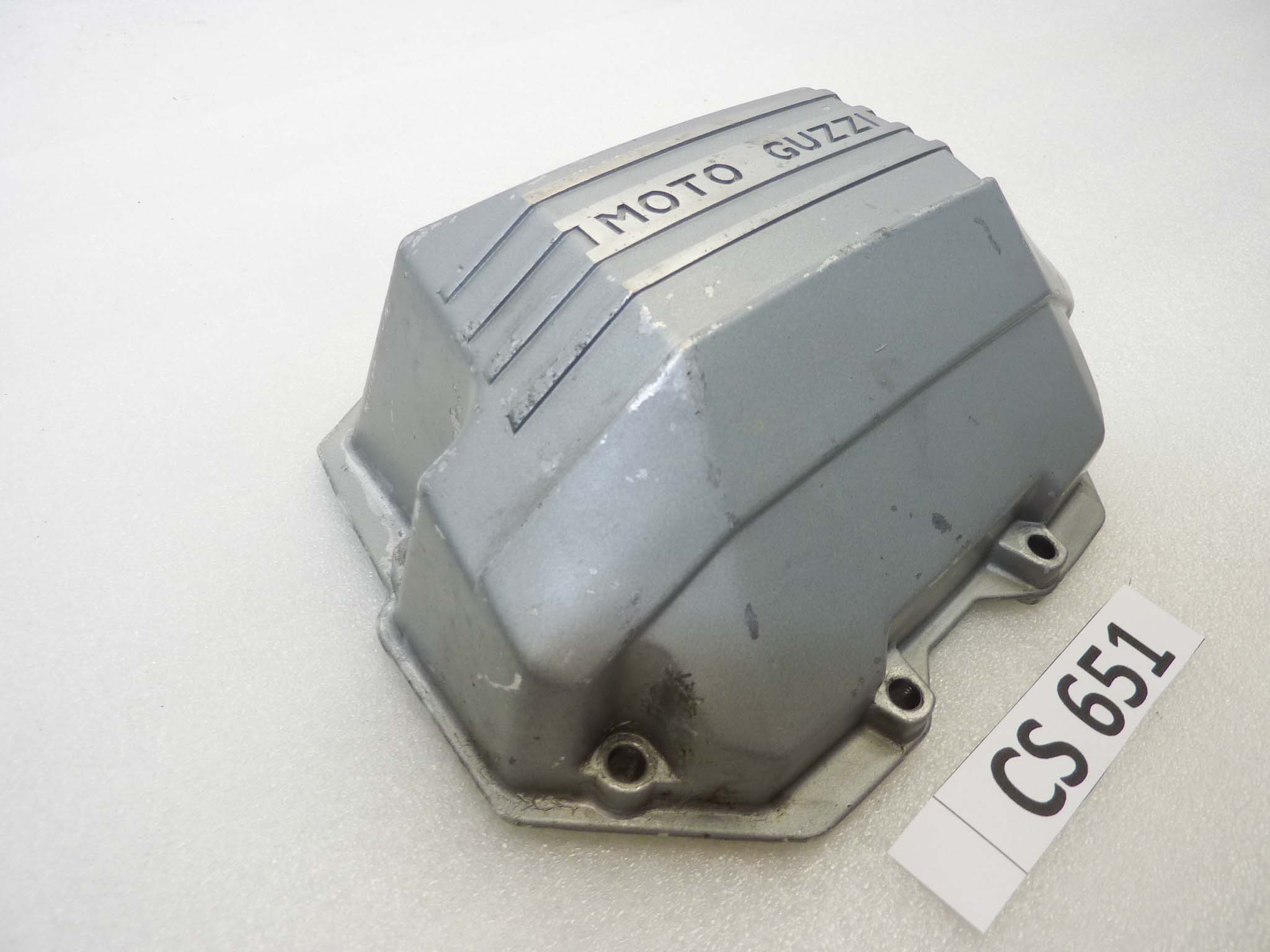 Coperchio punterie Guzzi serie grossa California T5 T4 SP1000 2 3 testa quadra grigio cod 14023560 coperchio valvole testata - immagine 2