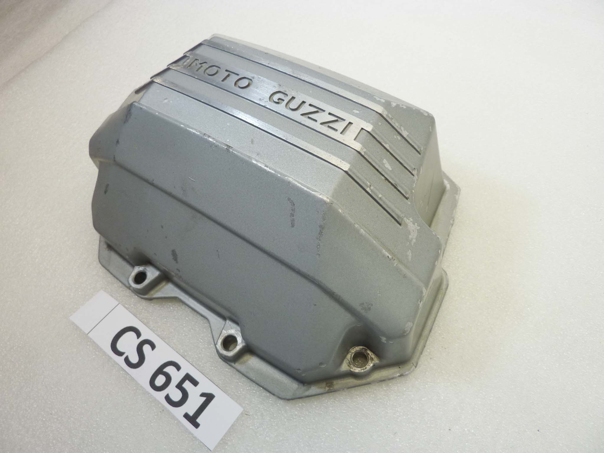 Coperchio punterie Guzzi serie grossa California T5 T4 SP1000 2 3 testa quadra grigio cod 14023560 coperchio valvole testata - immagine 3