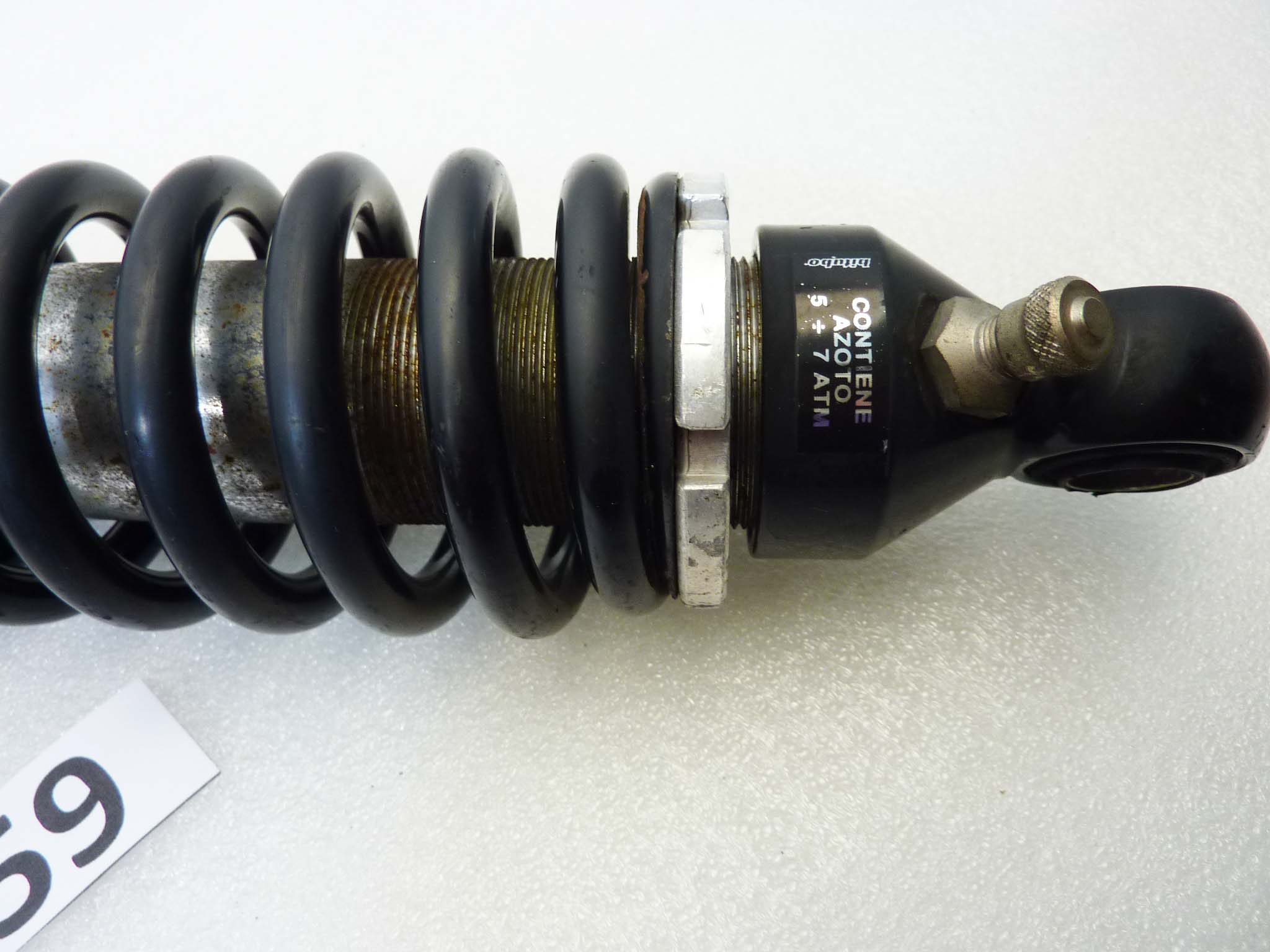 Ammortizzatori posteriori Bitubo Guzzi interasse 33,5 cm diam boccole 14 mm diam molla 65 mm - immagine 10