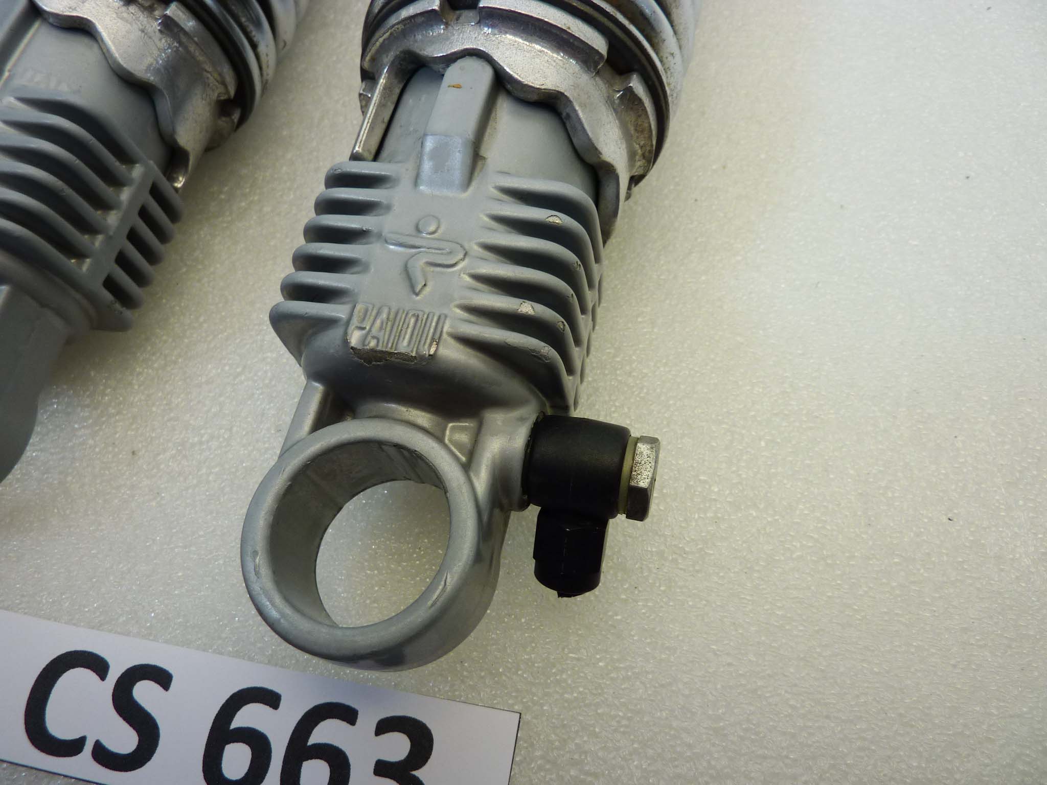 Ammortizzatori posteriori Paioli cromati interasse 33,5 cm diam molla 60 mm - immagine 3