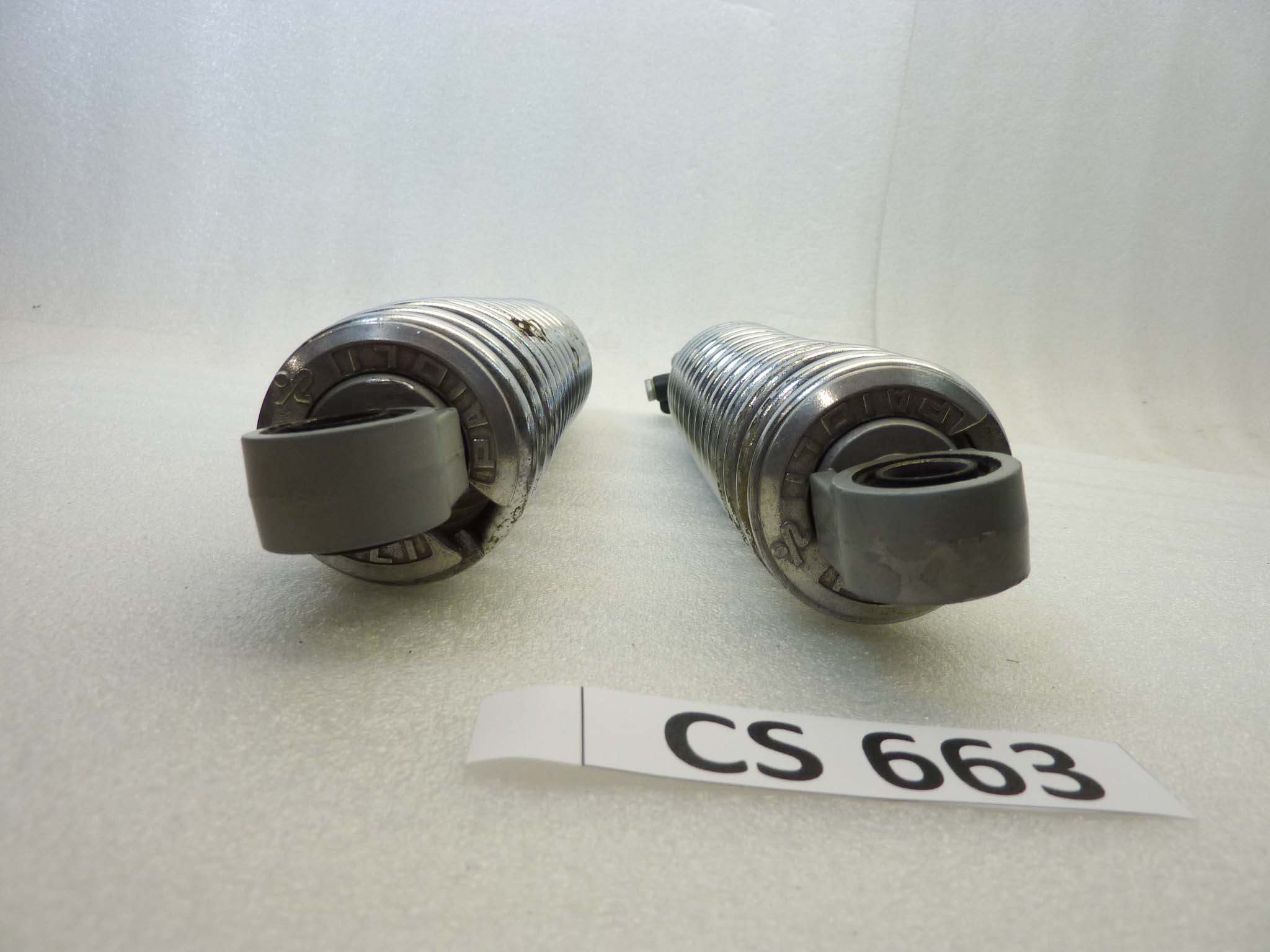 Ammortizzatori posteriori Paioli cromati interasse 33,5 cm diam molla 60 mm - immagine 9