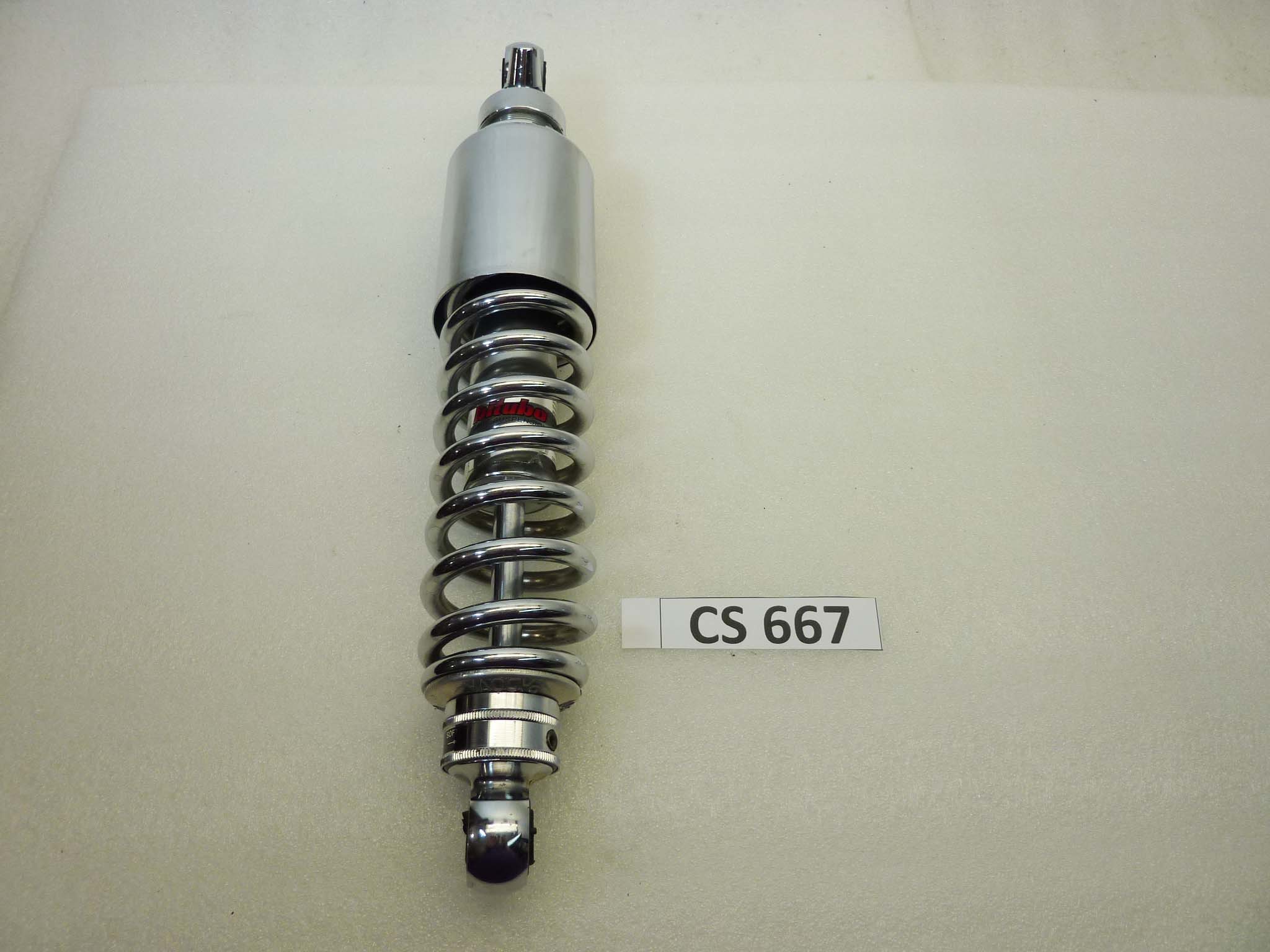 Ammortizzatore posteriore Guzzi Nevada 750 Club e vari Bitubo interasse 37 cm diam boccole 14 mm