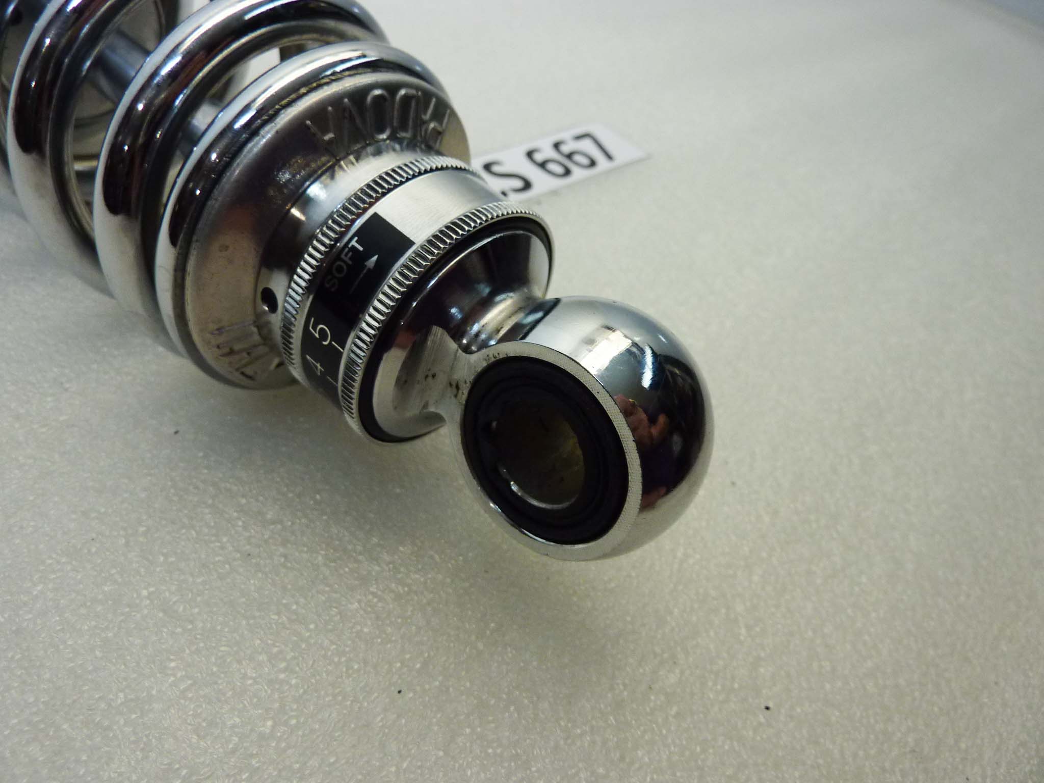 Ammortizzatore posteriore Guzzi Nevada 750 Club e vari Bitubo interasse 37 cm diam boccole 14 mm - immagine 3