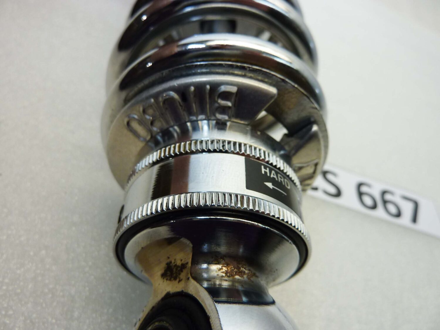 Ammortizzatore posteriore Guzzi Nevada 750 Club e vari Bitubo interasse 37 cm diam boccole 14 mm - immagine 6