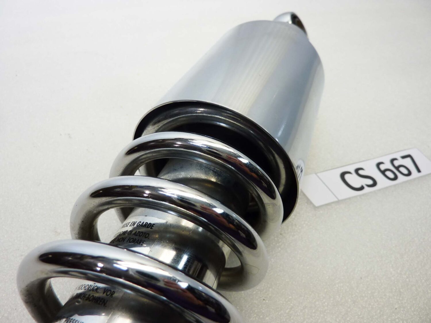 Ammortizzatore posteriore Guzzi Nevada 750 Club e vari Bitubo interasse 37 cm diam boccole 14 mm - immagine 13