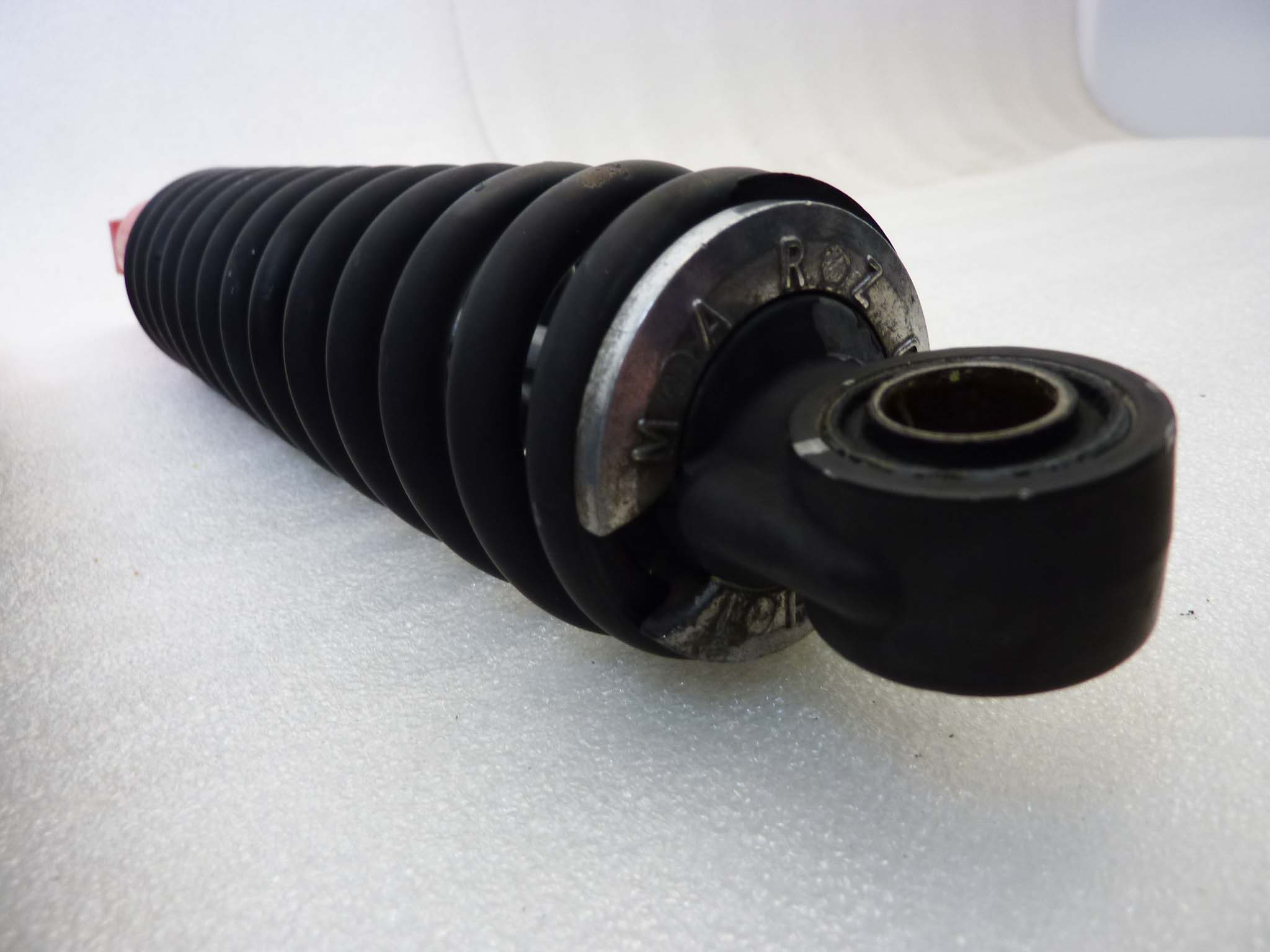 Ammortizzatori posteriori Marzocchi moto epoca interasse 33,5 cm diam molla 55 mm diam boccola 13 - immagine 12
