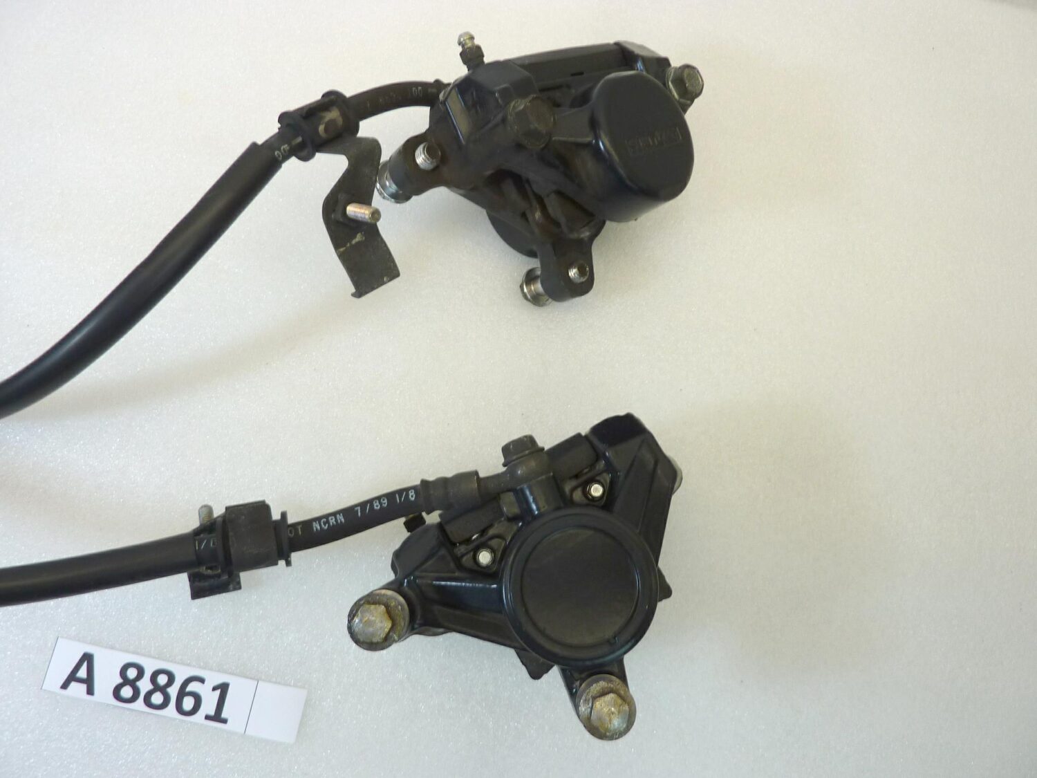 Pinze freno anteriore con tubi Yamaha XJ 600 51J 1984-1991 pinze tubi completo - immagine 2