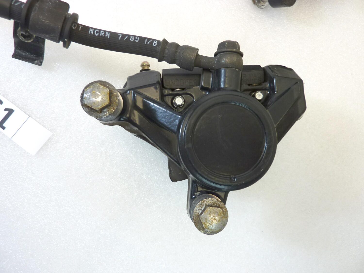 Pinze freno anteriore con tubi Yamaha XJ 600 51J 1984-1991 pinze tubi completo - immagine 3