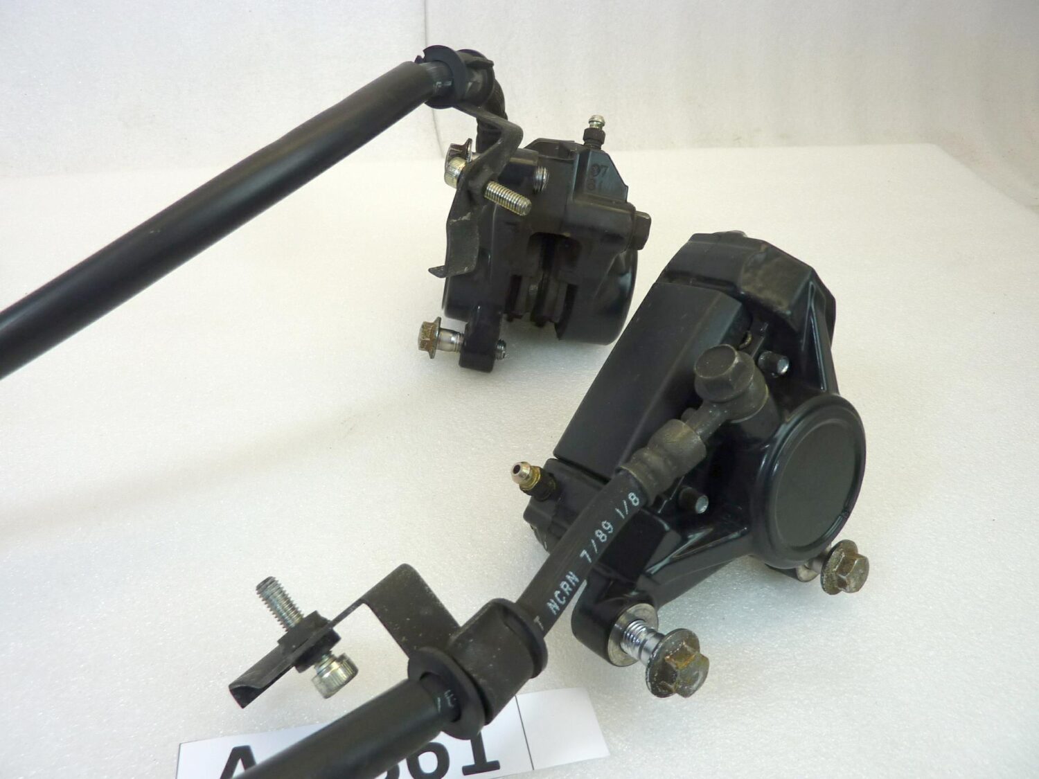 Pinze freno anteriore con tubi Yamaha XJ 600 51J 1984-1991 pinze tubi completo - immagine 14