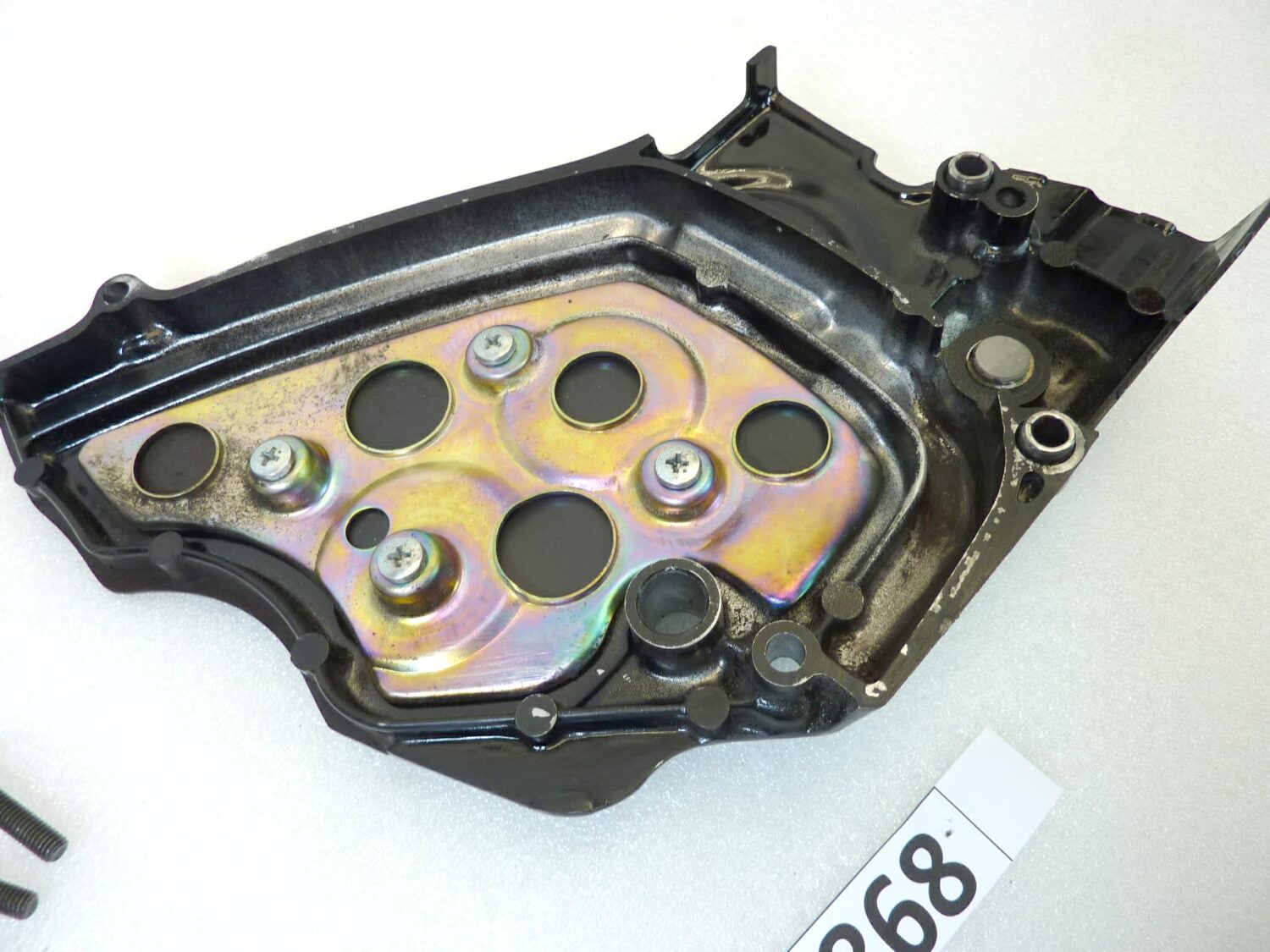 Coperchio pignone Yamaha XJ 600 51J 1984-1991 Copertura motore pignone coperchio spocket - immagine 6