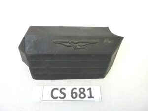 Coperchio motorino avviamento Guzzi V35 V50 V65 850 1000 nero cod 19733350