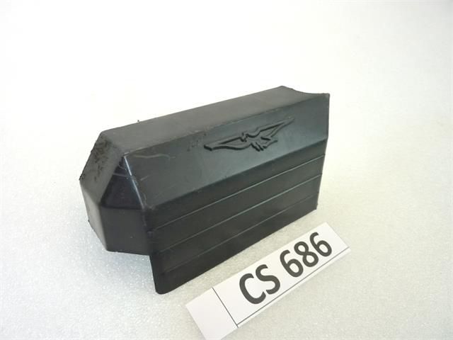 Coperchio motorino avviamento Guzzi V35 V50 V65 850 1000 nero cod 19733350