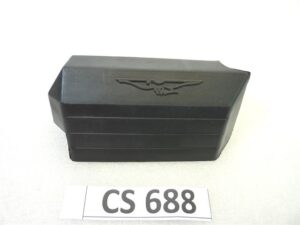 Coperchio motorino avviamento Guzzi V35 V50 V65 850 1000 nero cod 19733350