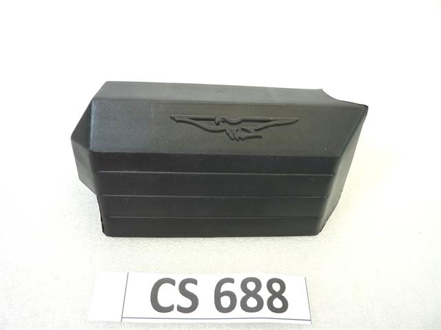 Coperchio motorino avviamento Guzzi V35 V50 V65 850 1000 nero cod 19733350