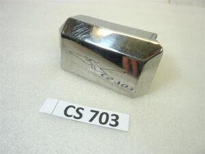 Coperchio motorino avviamento Guzzi V35 V50 V65 850 1000 metallo cromato cod 19733350