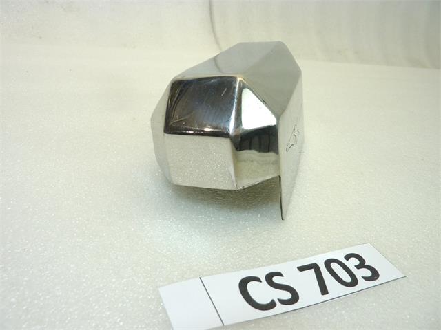 Coperchio motorino avviamento Guzzi V35 V50 V65 850 1000 metallo cromato cod 19733350 - immagine 4