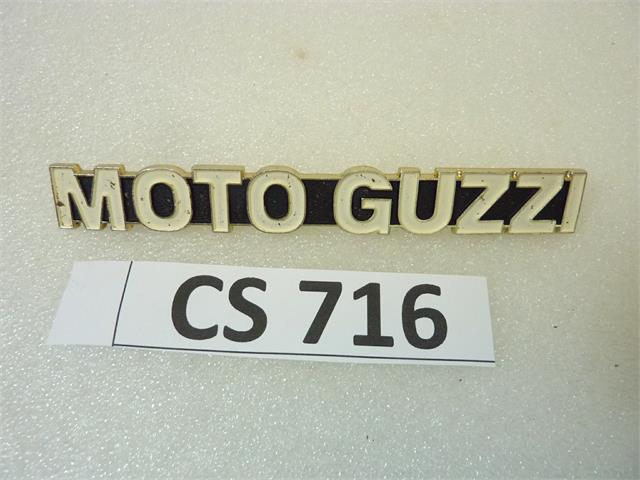 Fregio scritta Moto Guzzi per coperchio forcella vari modelli lunghezza cm 13 - immagine 2