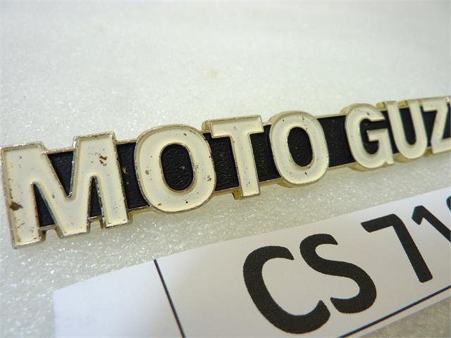 Fregio scritta Moto Guzzi per coperchio forcella vari modelli lunghezza cm 13 - immagine 3