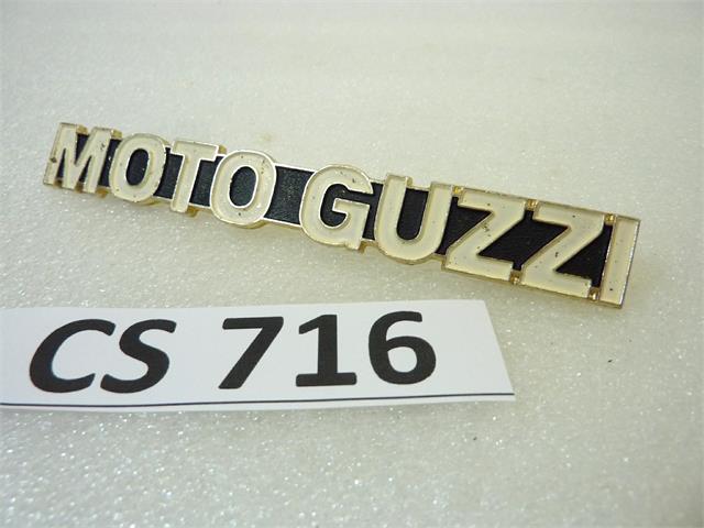 Fregio scritta Moto Guzzi per coperchio forcella vari modelli lunghezza cm 13 - immagine 6
