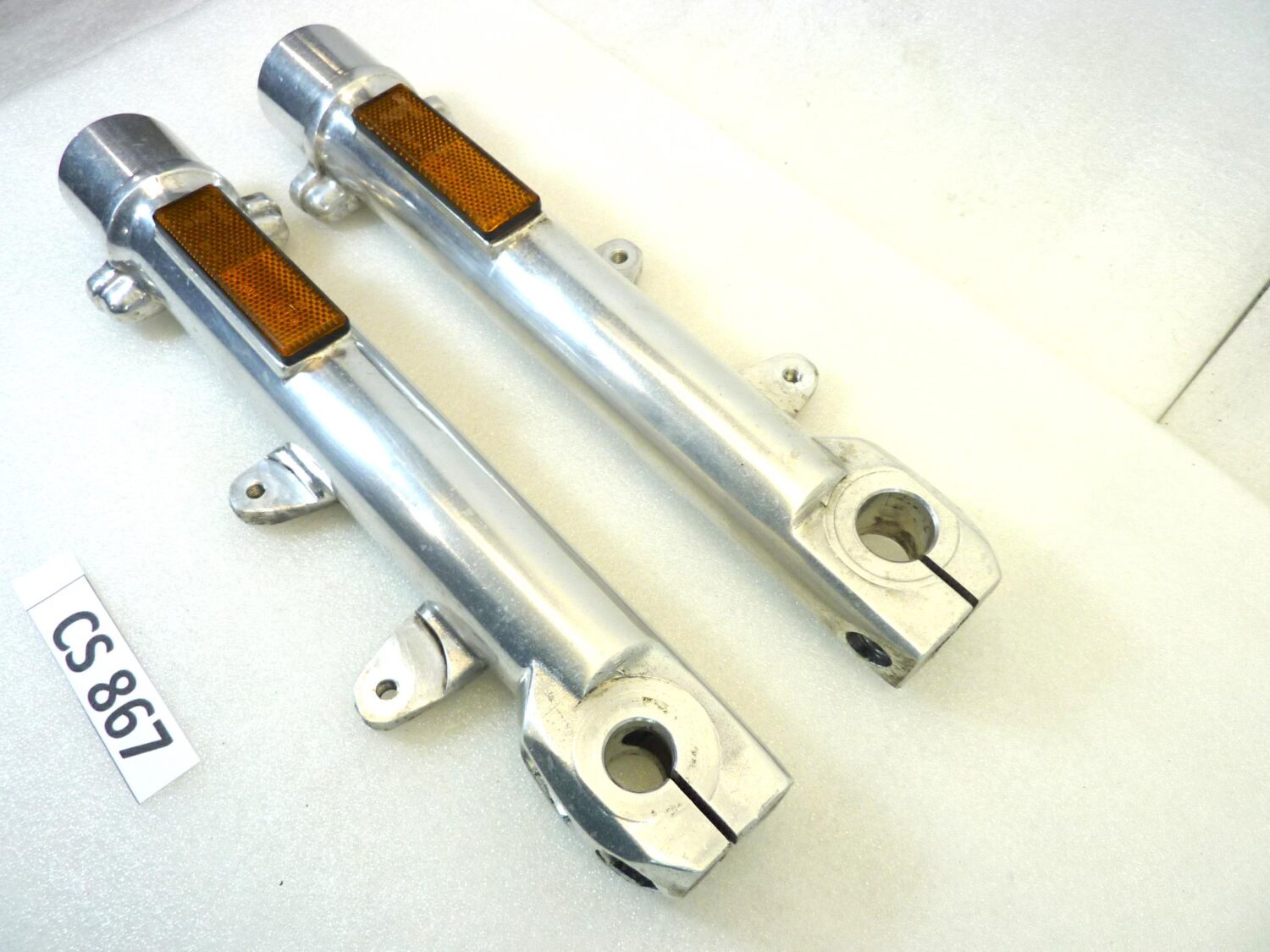 Foderi forcella Guzzi Nevada 350 750 fino a 2001 cod 31490265 interasse fori pinza 93 mm diam 34 mm gambali - immagine 3