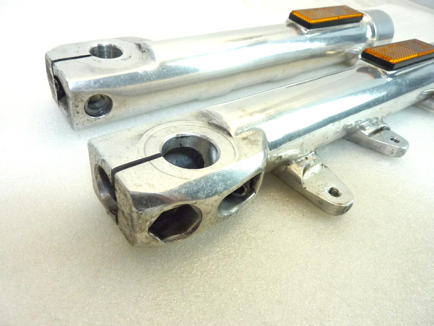 Foderi forcella Guzzi Nevada 350 750 fino a 2001 cod 31490265 interasse fori pinza 93 mm diam 34 mm gambali - immagine 7