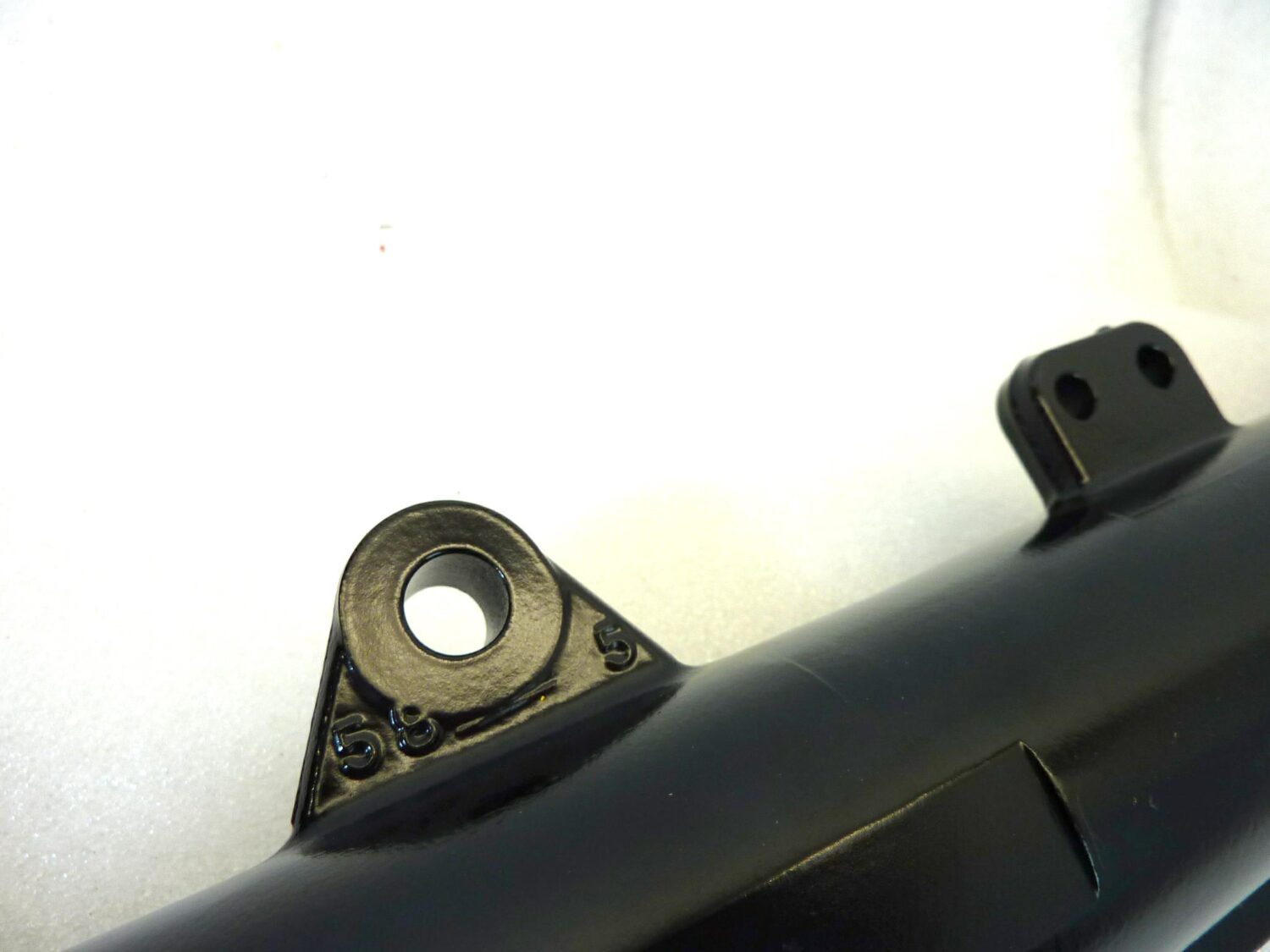 Fodero forcella Guzzi NTX 750 sinistro nero interasse fori pinza 100 mm diam 40 mm NUOVO fondo di magazzino gambale - immagine 13