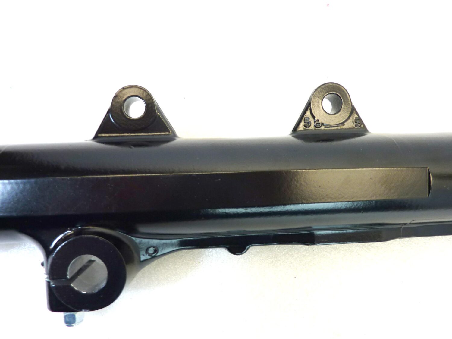 Fodero forcella Guzzi NTX 750 sinistro nero interasse fori pinza 100 mm diam 40 mm NUOVO fondo di magazzino gambale - immagine 14