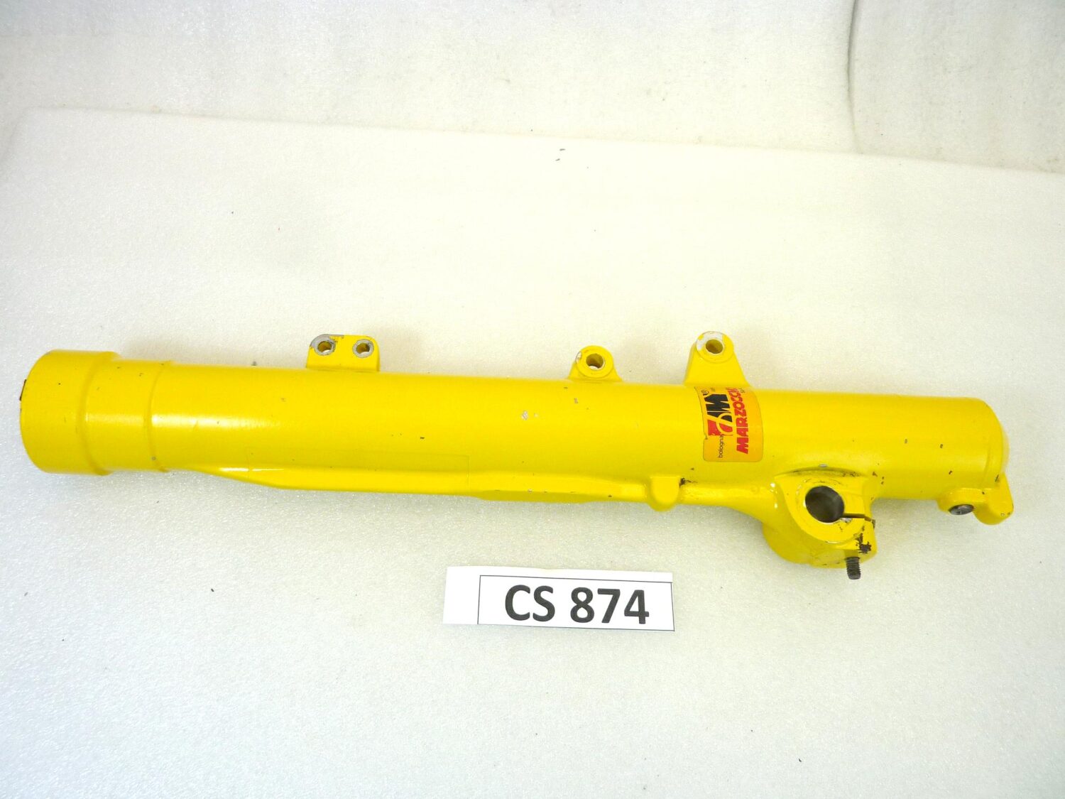 Fodero forcella Guzzi NTX 350 650 sinistro giallo interasse fori pinza 60 mm diam 40 mm gambale