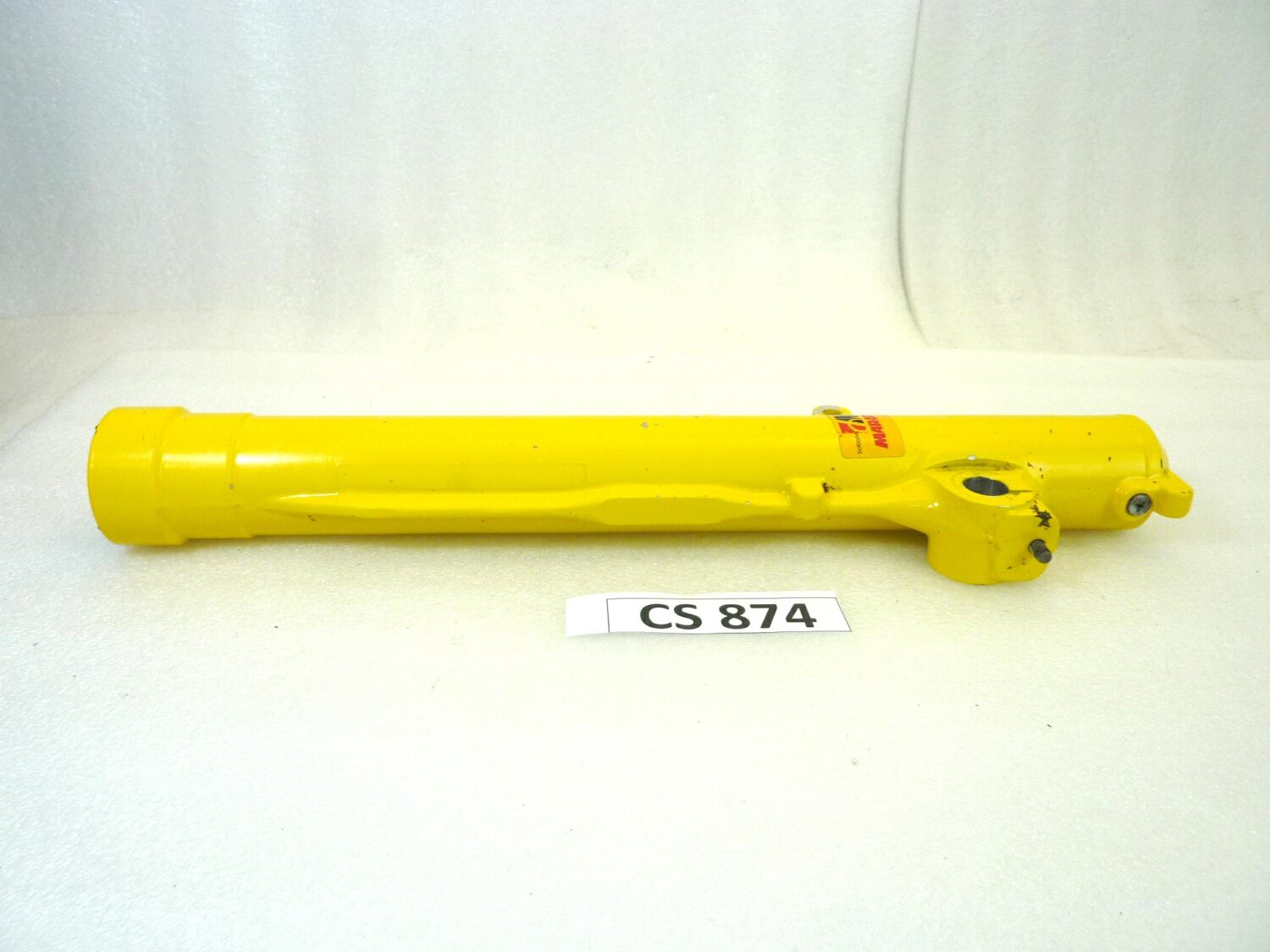 Fodero forcella Guzzi NTX 350 650 sinistro giallo interasse fori pinza 60 mm diam 40 mm gambale - immagine 4