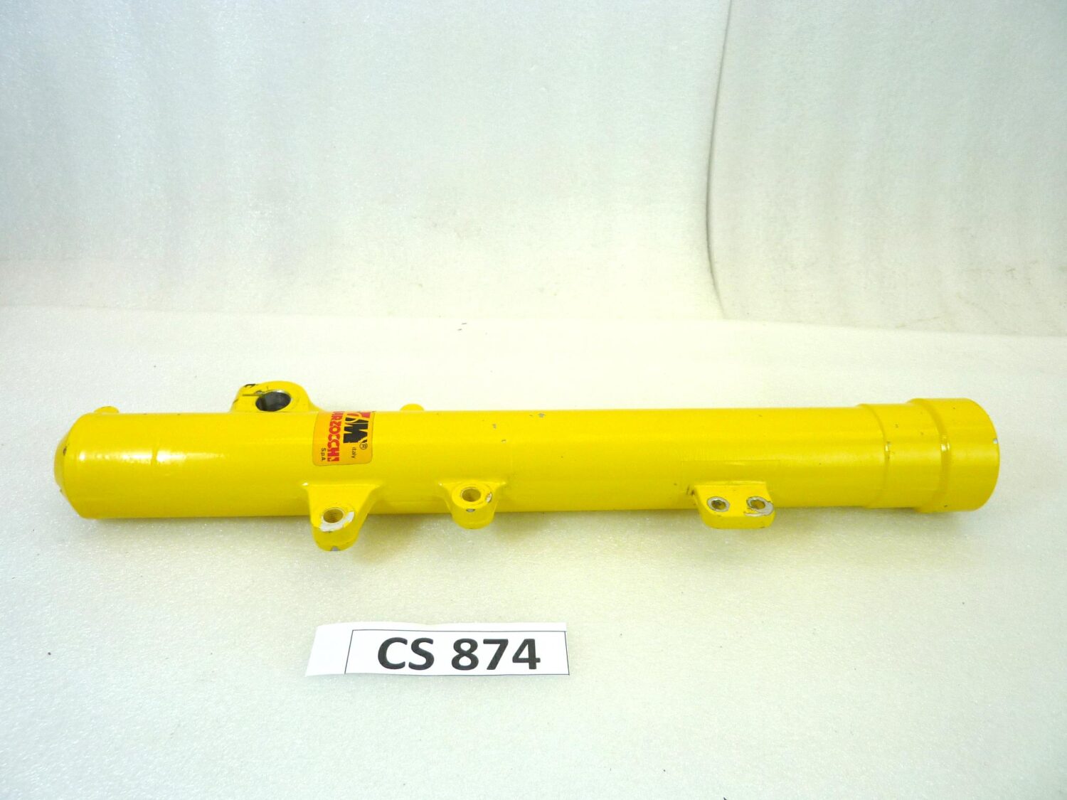 Fodero forcella Guzzi NTX 350 650 sinistro giallo interasse fori pinza 60 mm diam 40 mm gambale - immagine 5