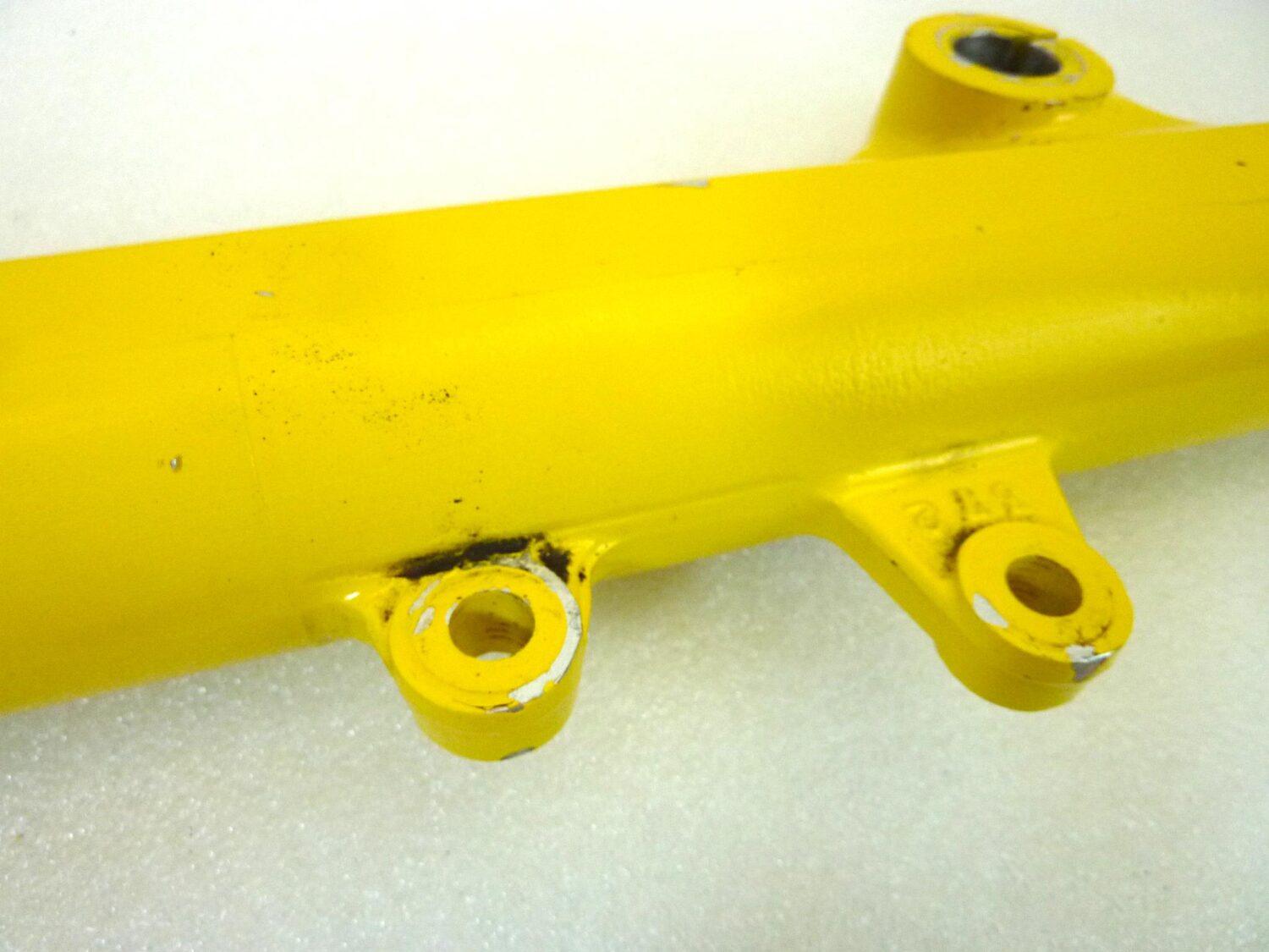 Fodero forcella Guzzi NTX 350 650 sinistro giallo interasse fori pinza 60 mm diam 40 mm gambale - immagine 10