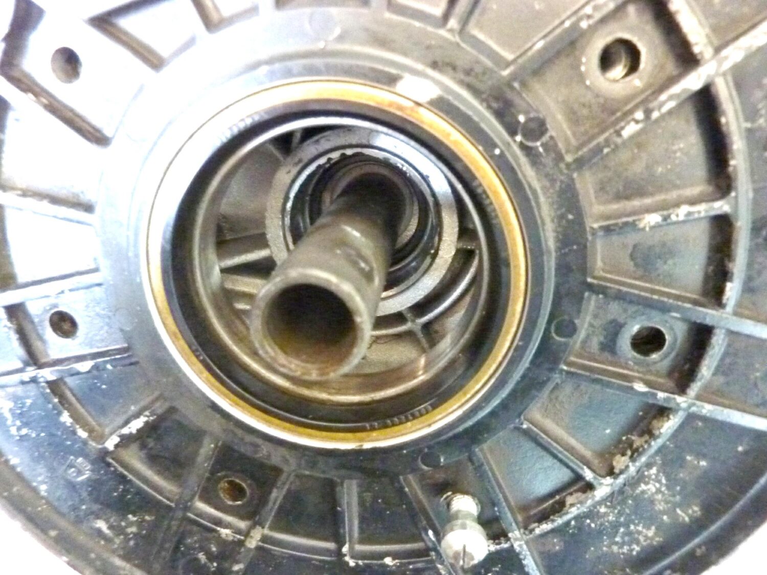 Coperchio cardano Guzzi Serie piccola bianco Vigili scatola trasmissione mozzo posteriore - immagine 13