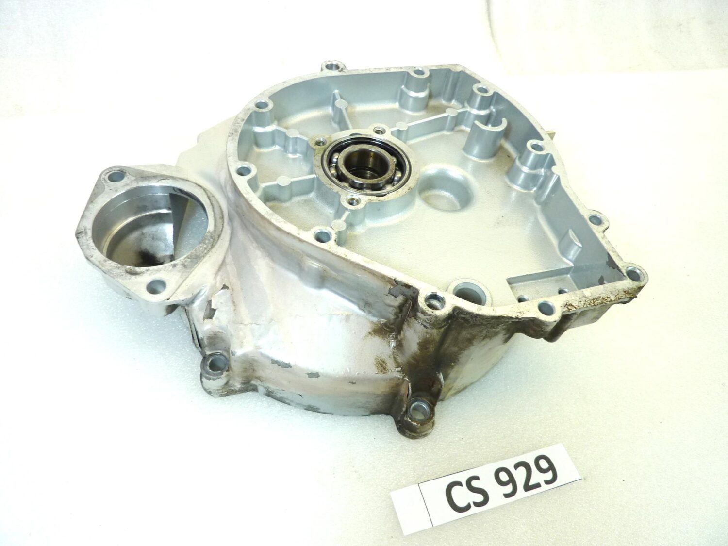 Carter scatola cambio Guzzi V65 Vigili bianco basamento