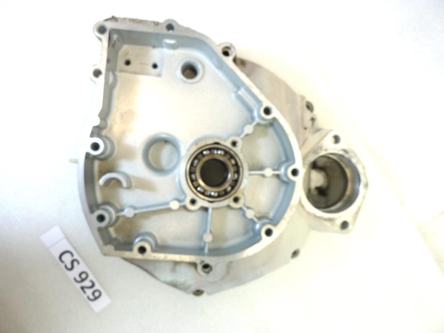 Carter scatola cambio Guzzi V65 Vigili bianco basamento - immagine 8