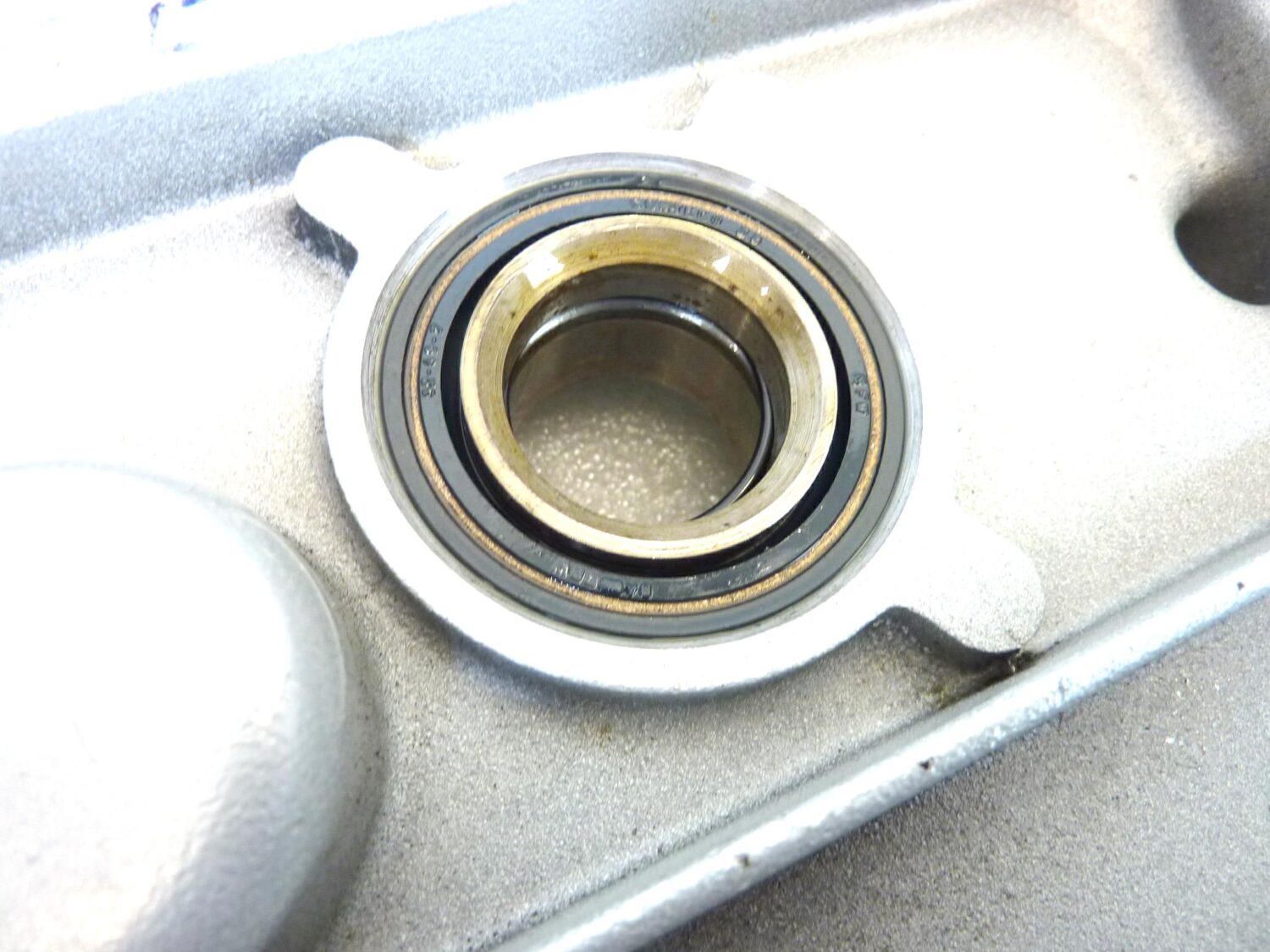 Carter scatola cambio Guzzi V65 Vigili bianco basamento - immagine 11