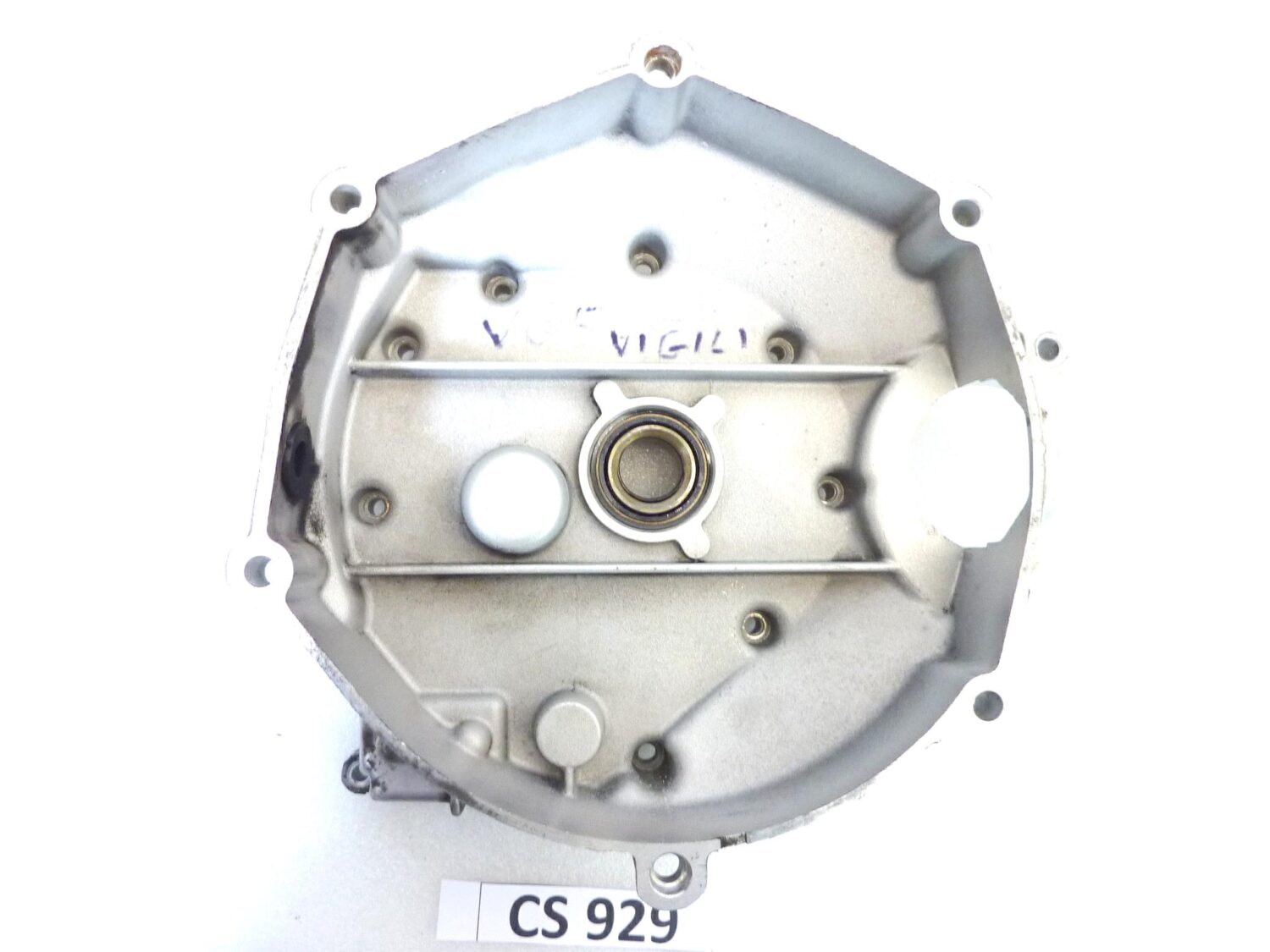Carter scatola cambio Guzzi V65 Vigili bianco basamento - immagine 13