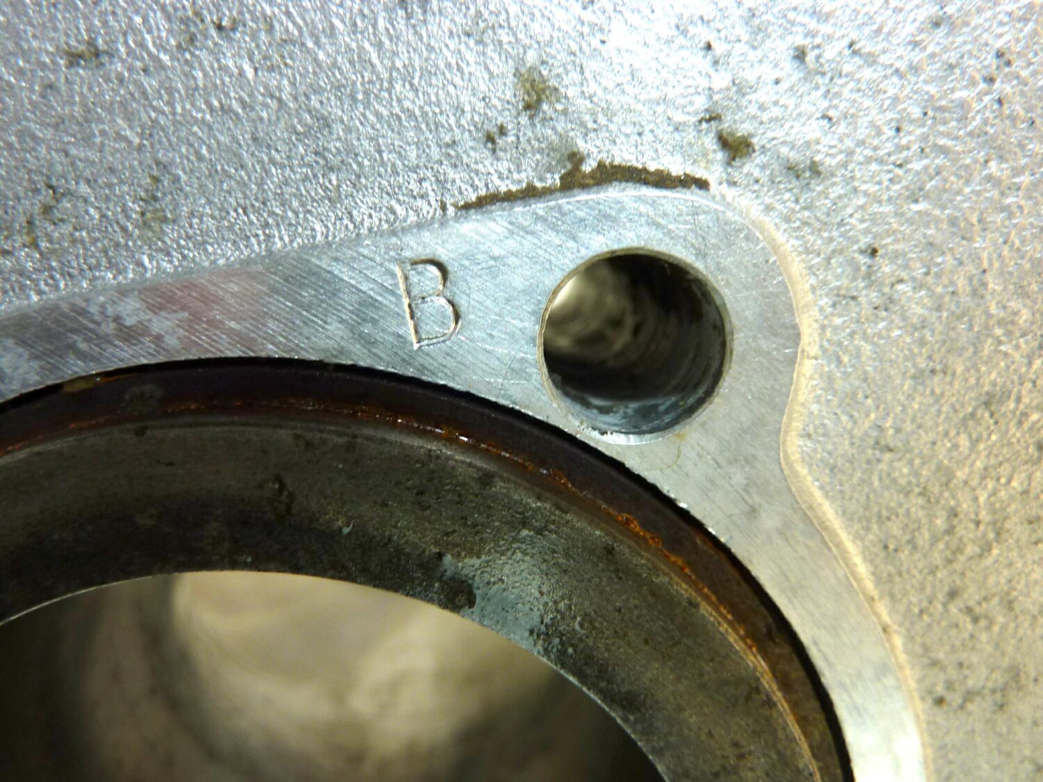 Cilindro pistone Guzzi Stornello 125 diam 52,3 mm come da foto tolleranza B - immagine 9