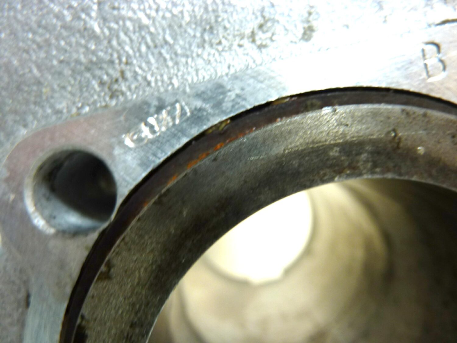 Cilindro pistone Guzzi Stornello 125 diam 52,3 mm come da foto tolleranza B - immagine 10