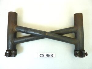 Compensatore scarico incrociato Guzzi V7 Sport 850 T diam 40 mm largh 355 mm profon 200 mm