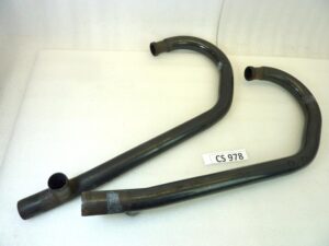 Collettori scarico Guzzi Imola Lario neri T27 diam 38 mm