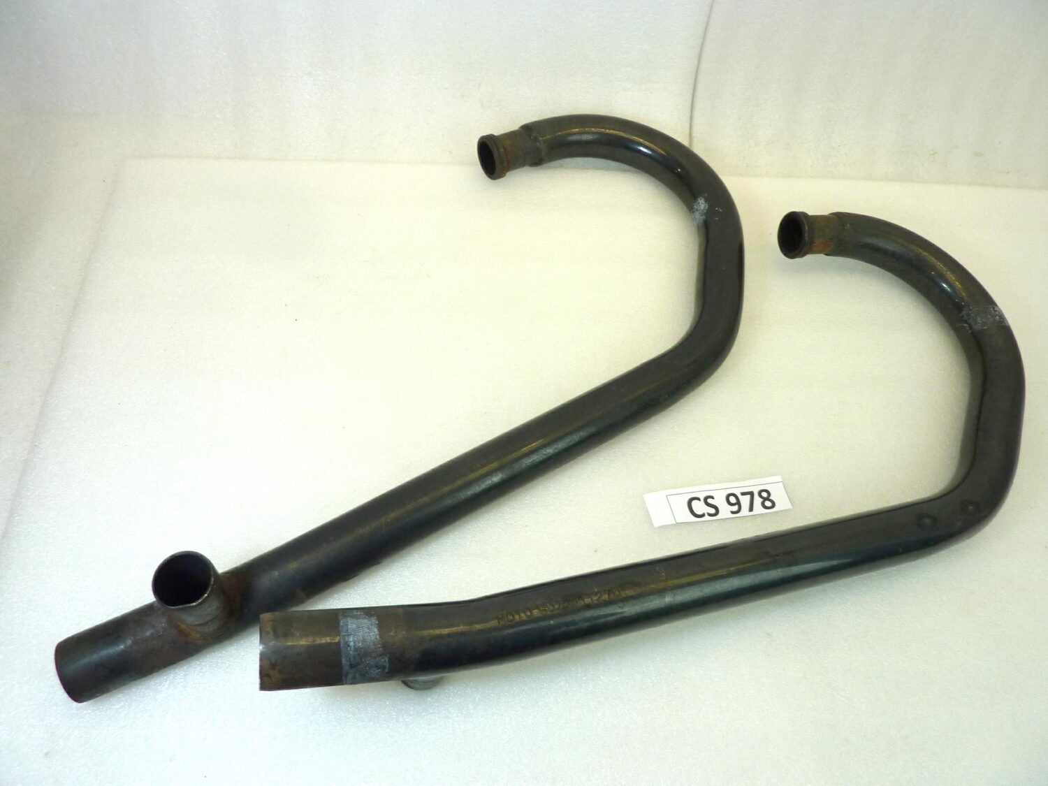 Collettori scarico Guzzi Imola Lario neri T27 diam 38 mm