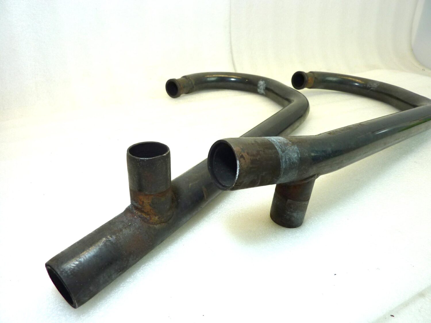 Collettori scarico Guzzi Imola Lario neri T27 diam 38 mm - immagine 3