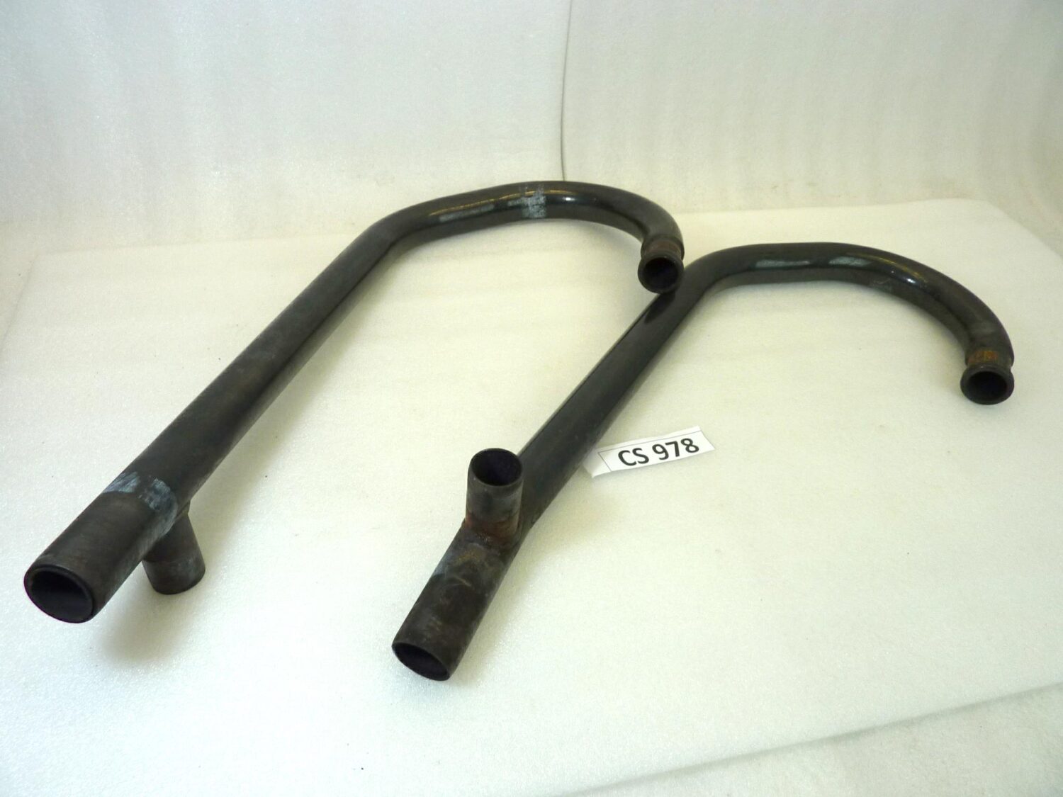 Collettori scarico Guzzi Imola Lario neri T27 diam 38 mm - immagine 6