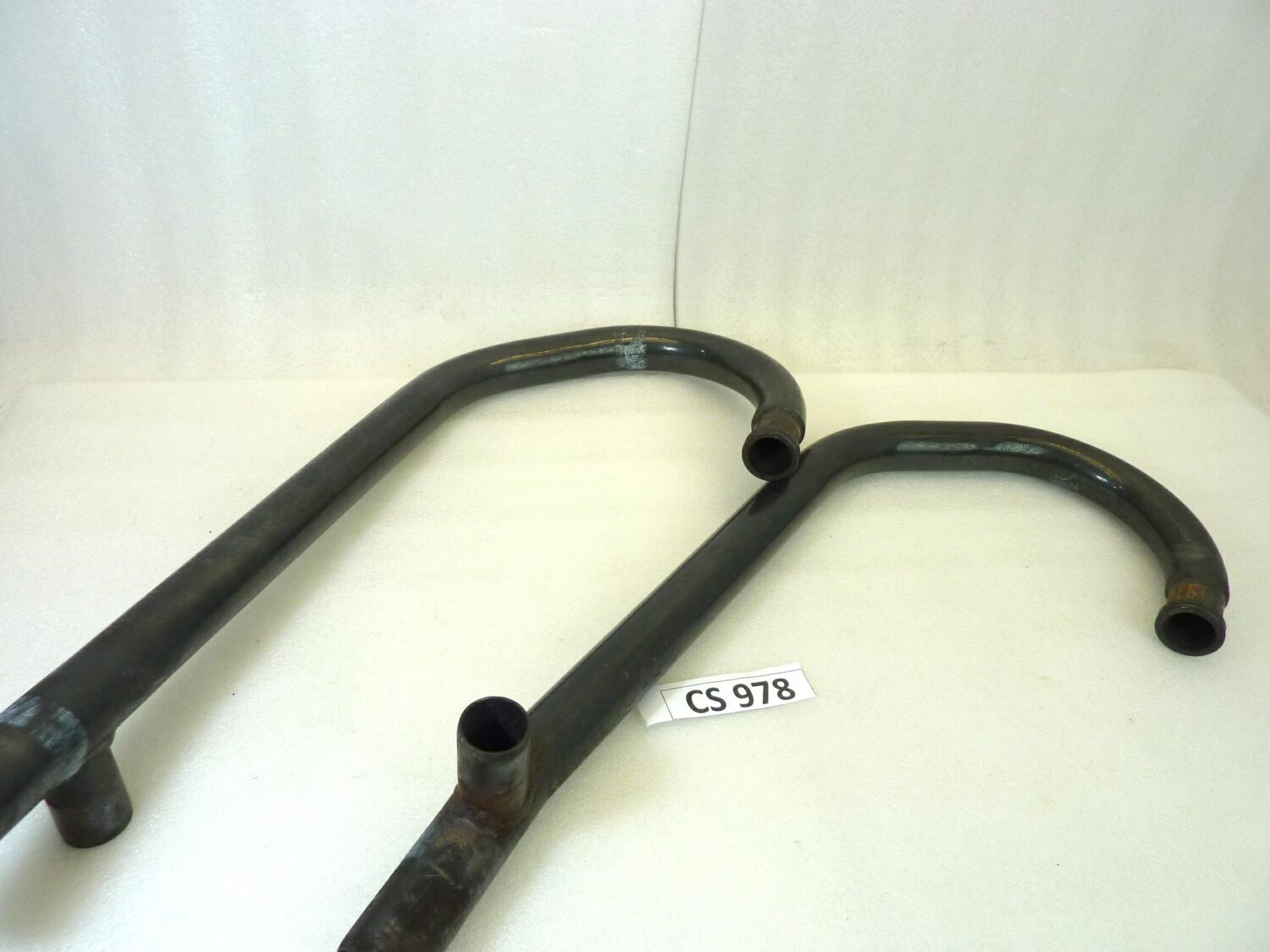 Collettori scarico Guzzi Imola Lario neri T27 diam 38 mm - immagine 8