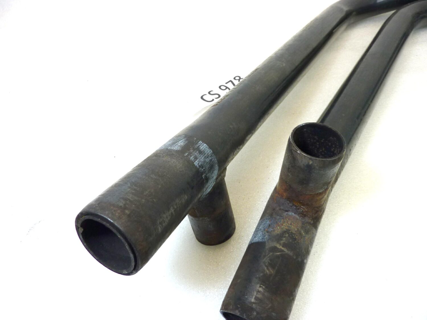 Collettori scarico Guzzi Imola Lario neri T27 diam 38 mm - immagine 10