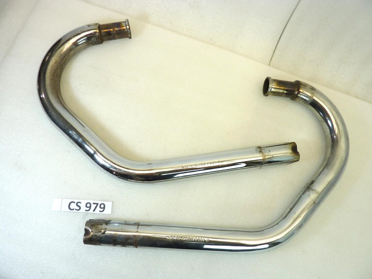 Collettori scarico Guzzi V65 Florida cod T231D T231S diam 42,6 mm
