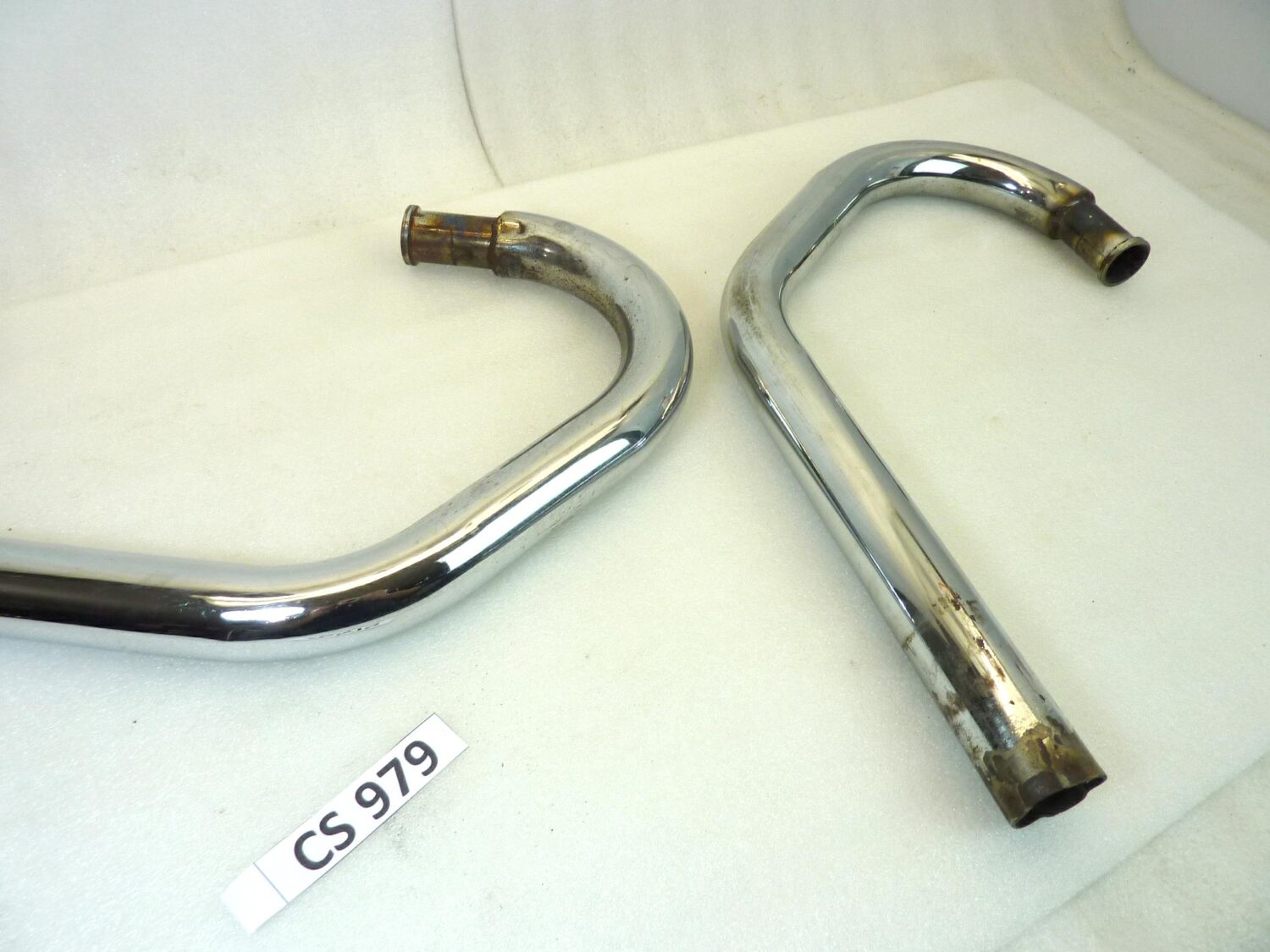 Collettori scarico Guzzi V65 Florida cod T231D T231S diam 42,6 mm - immagine 8