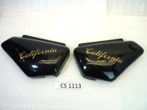 Fiancatine Guzzi California coppia destra sinistra fianchetti carena Classic-Touring, 2006 - 2007
EV, 1997- 2005
EV Touring 80°, 2001 - 2002
Jackal, 1999 - 2002
Stone, 2001 - 2003
Stone/Metal, 2002 -
Stone/Touring CAT, 2003 - 2004
Vintage, 2006 - 2007
Aquila Nera
