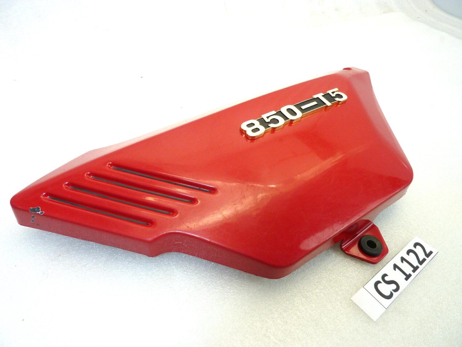 Fiancatina sinistra Guzzi 850 T5 rossa fianchetto carena - immagine 2