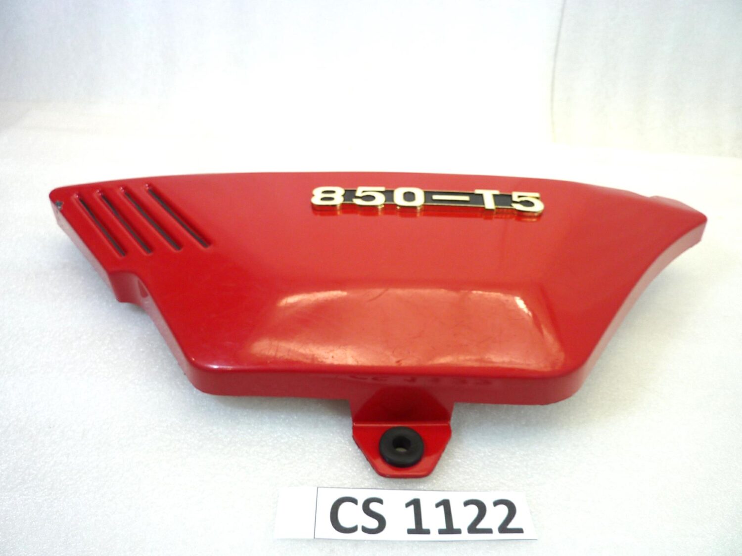 Fiancatina sinistra Guzzi 850 T5 rossa fianchetto carena - immagine 3